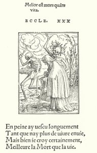 The Aged Woman (engraving) by Hans (after) Holbein the Younger