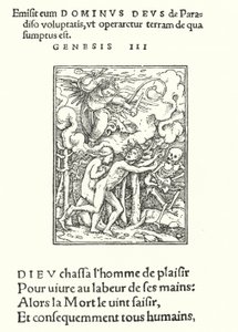 The Driving Forth from Eden by Hans (after) Holbein the Younger