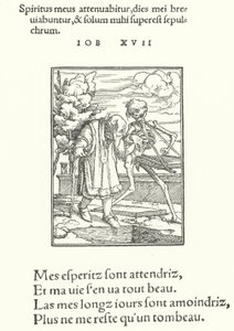 The Old Man (engraving) by Hans (after) Holbein the Younger