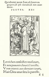 The Senator, or Magistrate (engraving) by Hans (after) Holbein the Younger