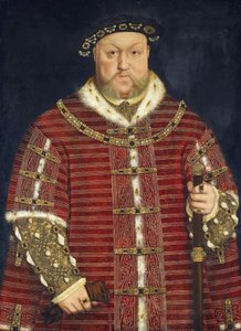 Portrait of King Henry VIII of England by Hans (school of) Holbein