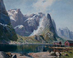 Northlandfjord c.1890 by Hans Andreas Dahl