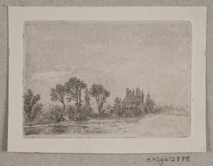 Landscape with Trees by Water by Hans Anton Thiele
