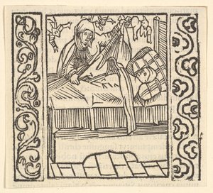 Caring for the Dead, illustration from Speculum Passionis by Hans Baldung