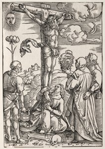 Christ on the Cross with Mary, St. John, Mary Magdalen and St. Stephen, 1505