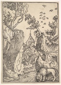 St. Jerome in the Desert, ca. 1511 by Hans Baldung