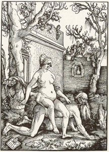Aristotle and Phyllis by Hans Baldung Grien