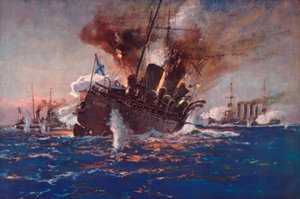 Naval Battle off Pulo Pinang / H. Bohrdt