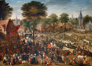 Flemish Kermesse by Hans Bol