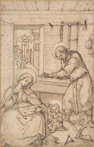 The Childhood of Christ, in the carpenter