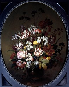 Vase of flowers by Hans Bollongier