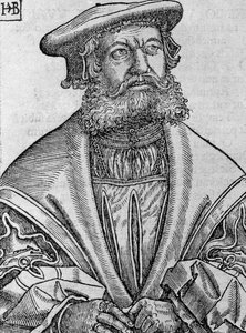 Helius Eobanus Hessus, 1534 by Hans Brosamer