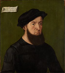 Male Portrait by Hans Brosamer
