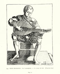 The Lute Player by Hans Brosamer