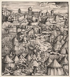 The White King: The Siege of Padua, 1512-1515 by Hans Burgkmair