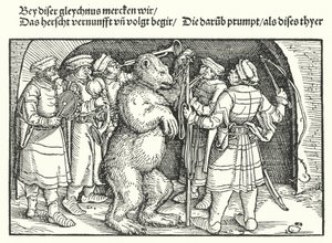 The Bear Trainers by Hans Burgkmair
