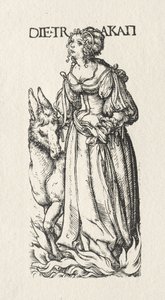 The Seven Vices: Sloth by Hans Burgkmair