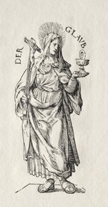 The Seven Virtues: Faith by Hans Burgkmair