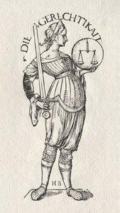 The Seven Virtues: Justice by Hans Burgkmair