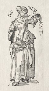 The Seven Virtues: Temperance by Hans Burgkmair