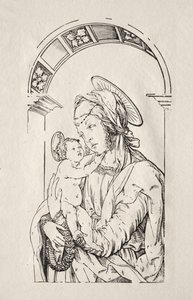 The Virgin with the Child under an Arch by Hans Burgkmair