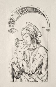 The Virgin with the Child under an Arch by Hans Burgkmair