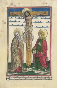 Christ on the Cross with the Virgin and Saint John by Hans Burgkmair I