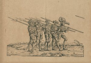 Fencer with Halberds