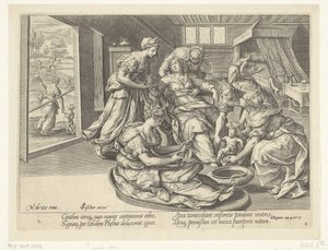 Birth of the Son of the Shunammite Woman by Hans Collaert (I)