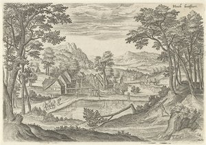 View of Bosvoorde by Hans Collaert (I)