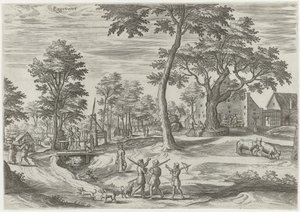 View of Eggevoort by Hans Collaert (I)
