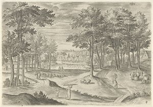 View of Elsene by Hans Collaert (I)