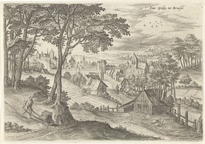 View of Sint-Gillis by Hans Collaert (I)