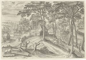 View of Stal (series title: Views from the Surroundings of Brussels)