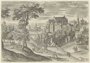 View of the Court of Brussels by Hans Collaert (I)