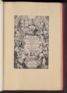 Title Page for Pedro de Ribadineira and Heribert Rosweyde, Generale Legende der Heylighen by Hans Collaert the Younger after Sir Peter Paul Rubens