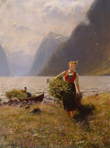 Dairymaid and Leaf Bunt by Hans Dahl
