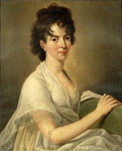 Portrait of the widowed Constanze Mozart