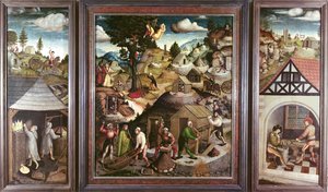 Mining Landscape, 1521 by Hans Hesse