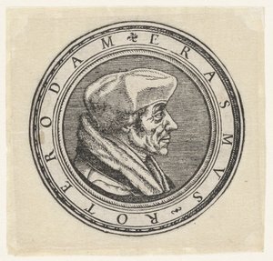 Portrait of Erasmus by Hans Holbein (II)