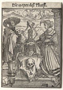 Dance of Death: The Coat of Arms of Death by Hans Holbein