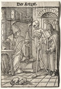 Dance of Death: The Doctor by Hans Holbein