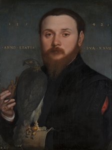 Portrait of a Falconer by Hans Holbein