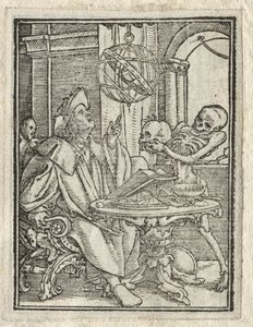 The Dance of Death: The Astrologer; The Rich Man by Hans Holbein