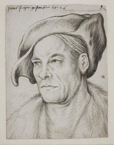 Portrait of the Financier and Merchant Jacob Fugger by Hans Holbein d.Æ.
