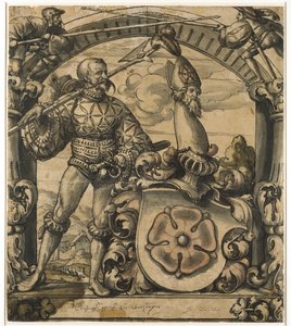 Design for an Heraldic Panel of Stained Glass