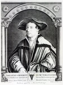 Hans Holbein the Younger, engraved by Bartholomaus Huebner, 1790 by Hans Holbein der Jüngere