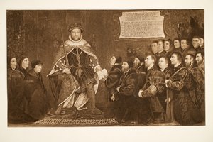 Henry VIII Granting a Charter to the Barber-Surgeons