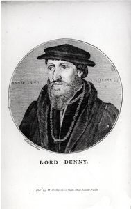 Portrait of Sir Anthony Denny in 1541, Engraved by W. Richardson