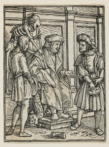 The Judge from Dance of Death (Lyons), 1538